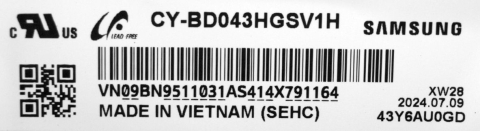 BN96-58721S KANT_SU2E_DU7000 BN41-03231A ( fara modul WiFi ) - pozitia GG923 [3]