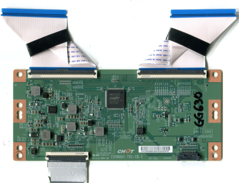 Module TCON - CHOT CV580U1-T01-CB-1 - pozita MG701 GG610 GG624 GG630