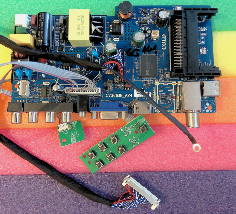 Placi de baza - CV3663B_A24 ( ecran FHD cu LVDS la 5V ) - pozitia PX708 PX818 PX926 PX927 GG01 GG02 GG141