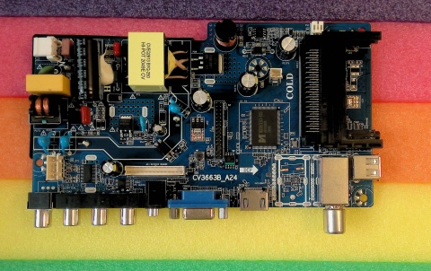 Placi de baza - CV3663B_A24 ( ecran HD cu LVDS la 12V ) - pozitia MX23