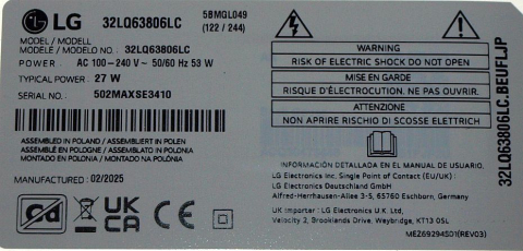 EBT67369551 = FD27G FE27G EAX69822904(1.1) LJ22 CHASSIS - pozitia GG506 GG539 [1]