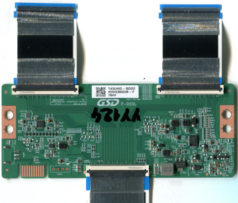 Module TCON - GSD P-000L HV430QUB-F - pozitia YY124