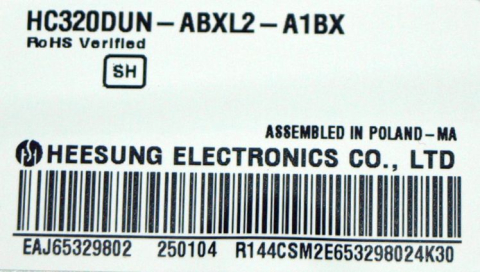 HV320FHBN02 - HV320FHB-N02 47-6021088 - pozitia GG506 GG539 [1]