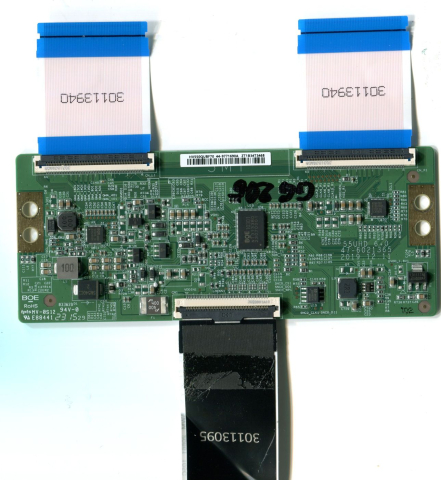 Module TCON - HV550QUBF70 = 55UHD 6+0 47-6021365 2019.12.11 - pozitia PX552 PX913 GG175 GG206 GG212