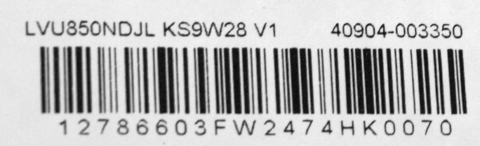 L40SW 40-L40SW8-PWF1ZG 11601-500144 85" - pozitia GG717 [3]
