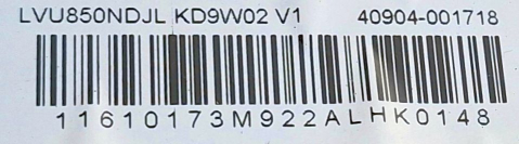 P40XW 40-P40XWL-PWE1ZG 11601-500072 85" - pozitia GG722 [3]