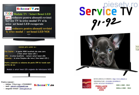 Revista Service TV - SERVICE TV - Nr 91 / 92 - februarie ~ aprilie 2026