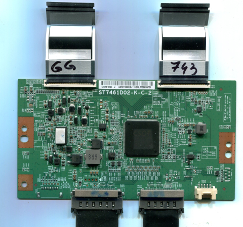 Module TCON - ST7461D02-K-C-2 ST7461D02-J - pozitia GG743