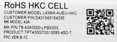 TCL43D08-ZC42AG-10D 2024-03-09 8S1P 303TC430061D - pozitia GG160 [6]