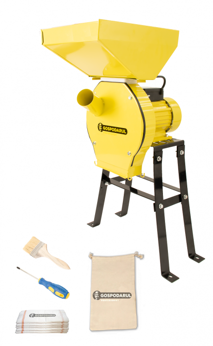 GP- MOARA PENTRU CEREALE SI STIULETI DE PORUMB CU SUPORT MCR1S- 3900W  [1]
