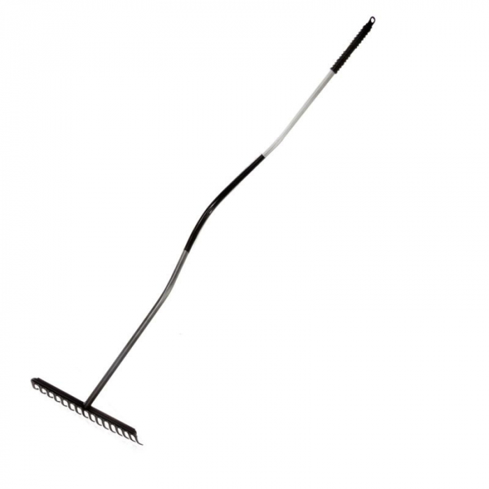 GREBLA METALICA CU MANER METALIC 150CM / 16 DINTI [1]