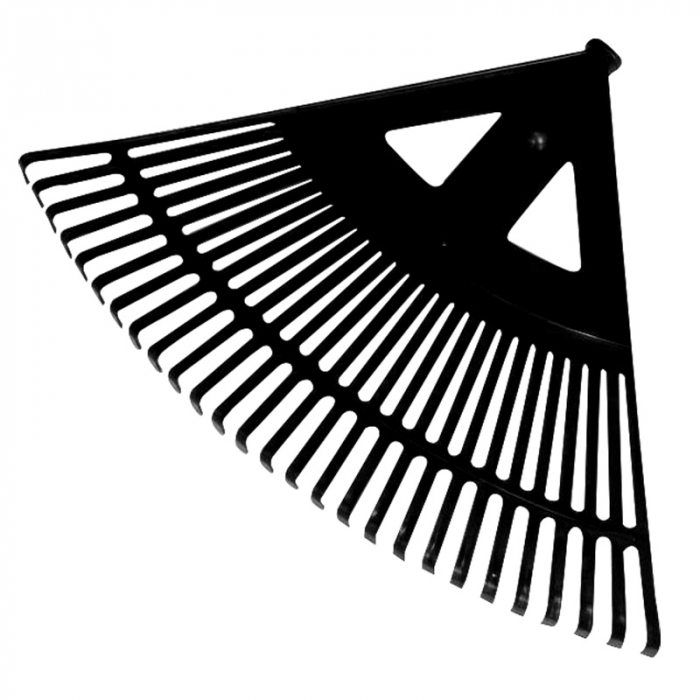 GREBLA PLASTIC EVANTAI 610MM / 24 DINTI / NEAGRA [1]