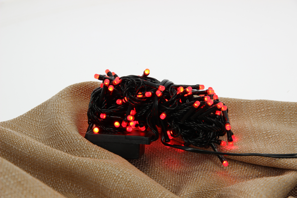 Instalatie Led Lumina Rosie 5 Metri 100 leduri [2]