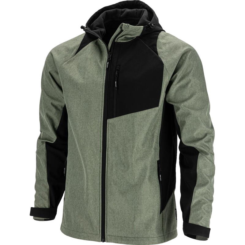 JACHETA ELASTICA CU GLUGA / GRI-VERZUI - 2XL [1]