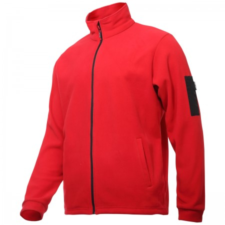 JACHETA POLAR CU BUZUNAR ADITIONAL / ROSU - 2XL [1]