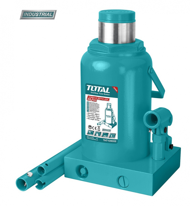 TOTAL - Cric hidraulic auto - butelie - 30T (INDUSTRIAL) [1]