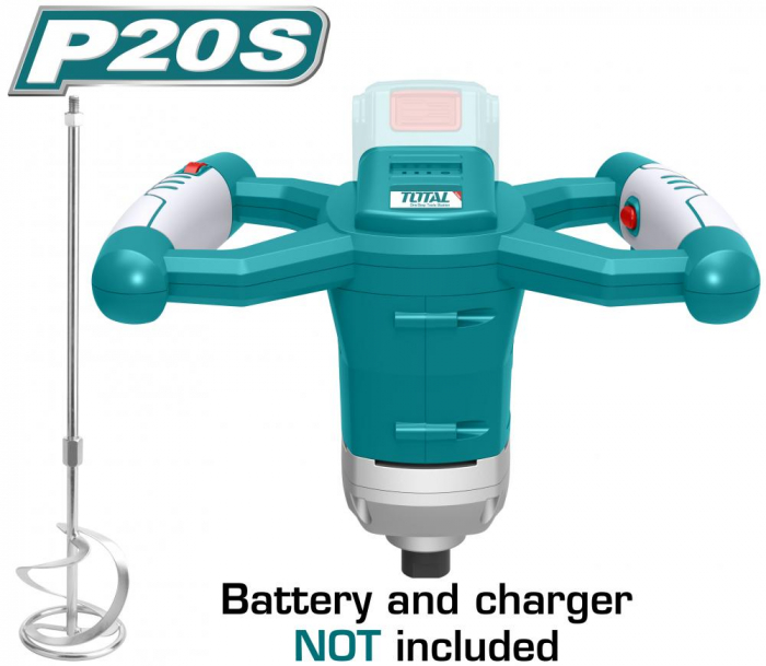 TOTAL - Mixer mortar - M14 - Li-Ion - 20V [1]
