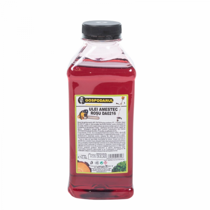 Ulei amestec 2t rosu 0.5l - [1]