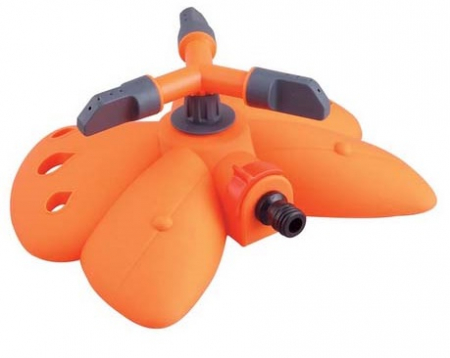Ferma si Gradina - Aspersor fluture 3 brate rotative (plastic)