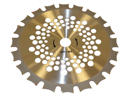 Ferma si Gradina - Disc taietor 40T - Vidia dublu - 255 x 25.4mm (MC)