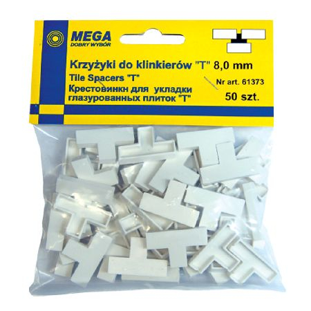 Masini taiat gresie si faianta - DISTANTIERE FAIANTA TIP T 8MM, 50/SET