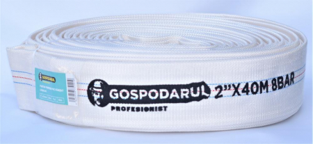 Ferma si Gradina - Furtun pompieri - PVC panzat - 2'' - ø 50mm - 8 Bar - tip C - 40m