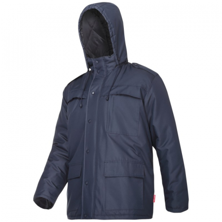 Echipamente de protectie - JACHETA CAPTUSITA USOARA CU GLUGA / BLEUMARIN - 3XL