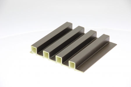 Panou riflaj decorativ WPC lemn fin fibra L 290 x l 168 x 24 mm [1]