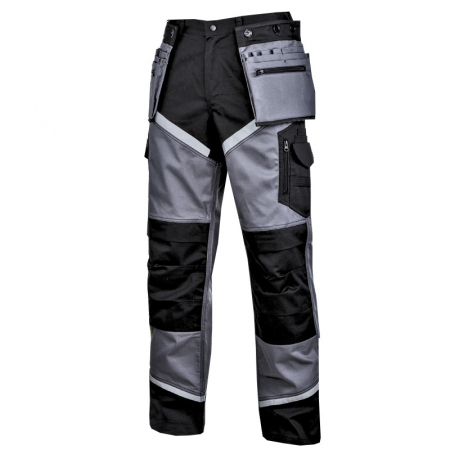 Echipamente de protectie - PANTALON LUCRU GROS PREMIUM NEGRU-GRI - 3XL/H-194