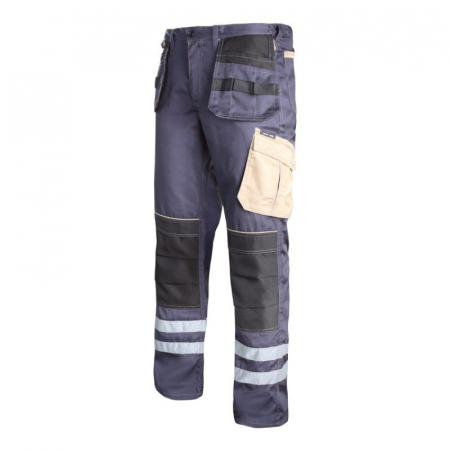 Echipamente de protectie - PANTALON LUCRU MEDIU-GROS CU REFLECTORIZANT - L