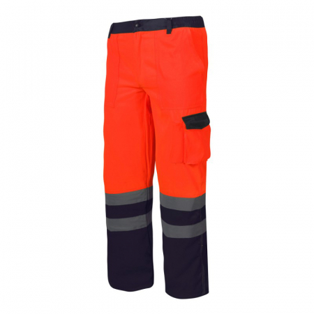 Echipamente de protectie - PANTALON REFLECTORIZANT / PORTOCALIU - S