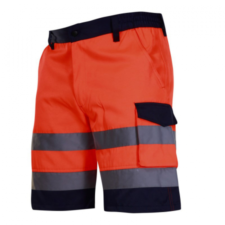 Echipamente de protectie - PANTALON REFLECTORIZANT SCURT / PORTOCALIU - S