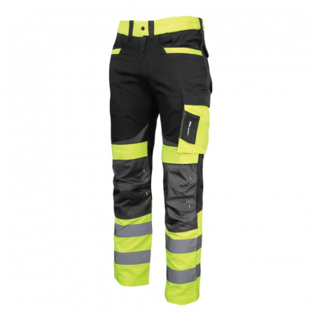 Echipamente de protectie - PANTALON REFLECTORIZANT SLIM-FIT / VERDE - 3XL