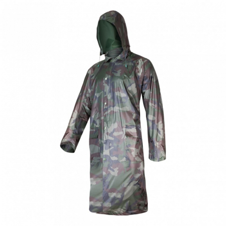Echipamente de protectie - PELERINA PLOAIE CU NASTURI SI FERMOAR / CAMUFLAJ - S
