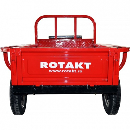 Remorca motocultor Rotakt REM400-1, capacitate 400 kg, basculabila [3]