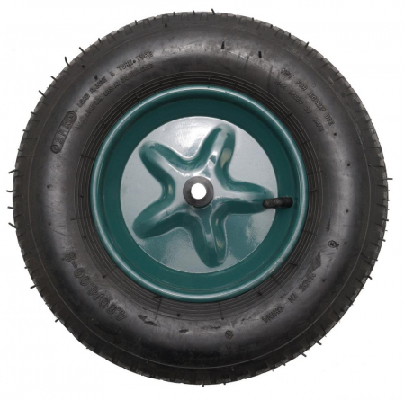 Roabe si carucioare - Roata roaba - TT - ax subtire 14mm - mixt - 4.00-8 4PR