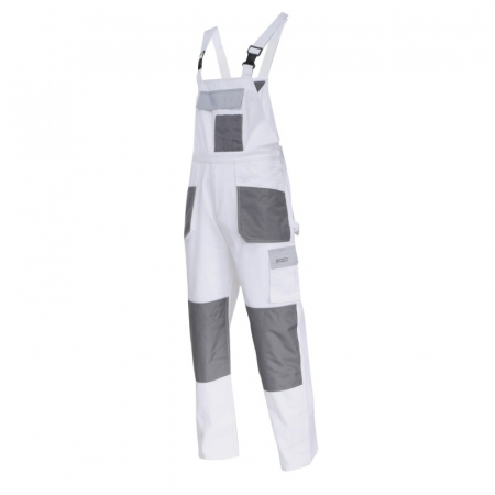 Echipamente de protectie - SALOPETA LUCRU MEDIU-GROASA BUMBAC / ALB - XL/56