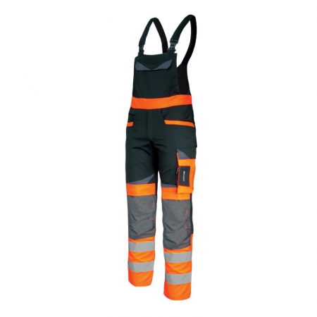 Echipamente de protectie - SALOPETA REFLECTORIZANTA SLIM-FIT / PORTOCALIU - L