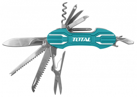 Scule si utilaje constructii - TOTAL - Cutit multifunctional - 15 functii