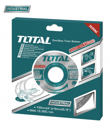 Scule si utilaje constructii - TOTAL - Disc debitare beton - 115mm (INDUSTRIAL)