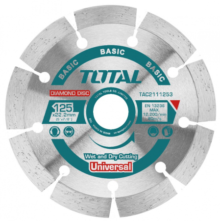 Scule si utilaje constructii - TOTAL - Disc debitare beton - 125mm