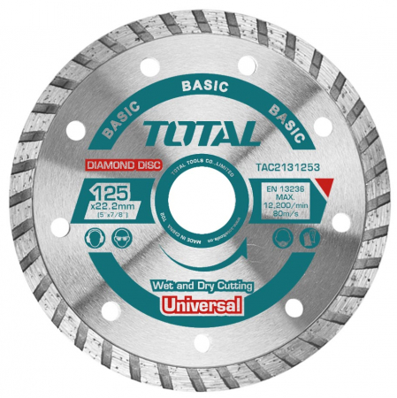 Scule si utilaje constructii - TOTAL - Disc debitare beton - 125mm