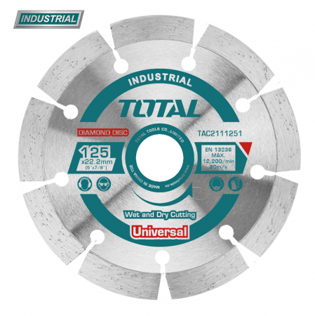 Scule si utilaje constructii - TOTAL - Disc debitare beton - 180mm (INDUSTRIAL)