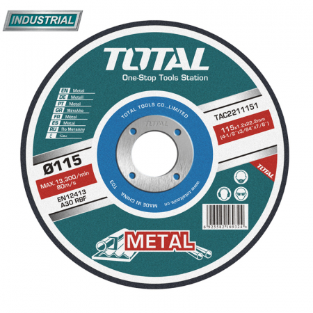 Scule si utilaje constructii - TOTAL - Disc debitare metale - 115mm