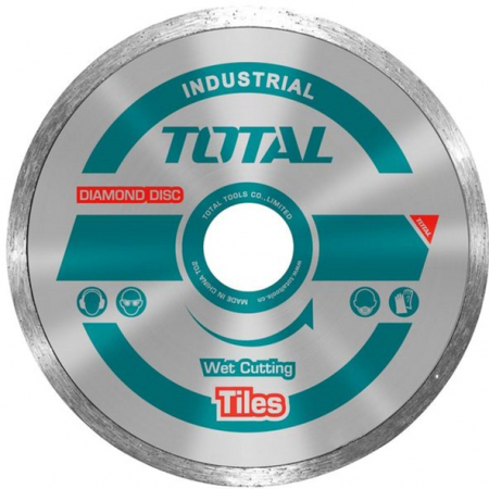 Scule si utilaje constructii - TOTAL - Disc diamantat continuu - ceramica - umed - 230mm