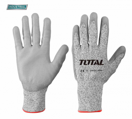Echipamente de protectie - Manusi de protectie - pu + hppe + textil - rezistente la taiere - xl (industrial)