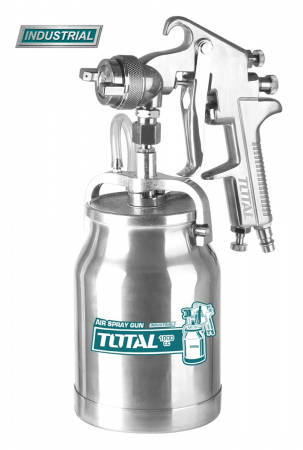 Pistoale aer cald | de lipit | de vopsit - TOTAL - Pistol de vopsit - 1.8mm - 1000ml (INDUSTRIAL)