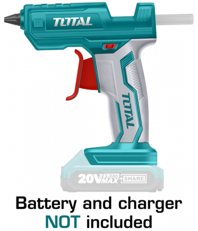 Pistoale aer cald | de lipit | de vopsit - TOTAL - Pistol lipit - Li-Ion - 20V (NU include acumulator si incarcator)