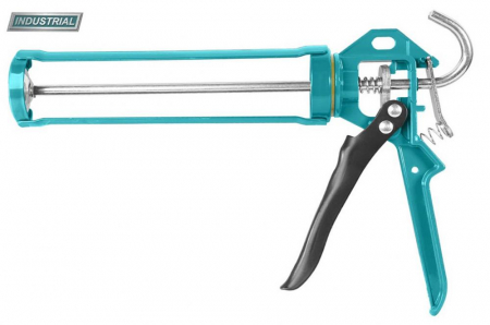 Scule zugravit - TOTAL - Pistol pentru silicon - 9 -maner aluminiu ranforsat (INDUSTRIAL)