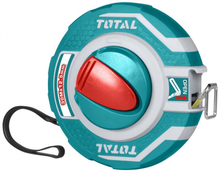 Scule si utilaje constructii - TOTAL - Ruleta 30m x 12,5mm - eficienta 3:1